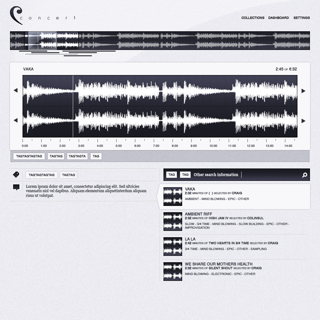 Concert UI